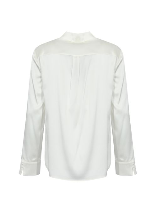 Camicia Verve in raso di seta Bianco MM Max Mara | 2526116067600005